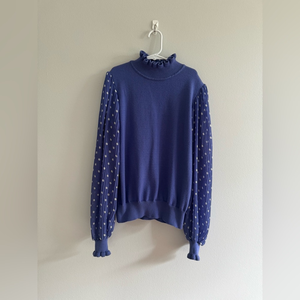 Nanette Lepore Indigo Knit Top